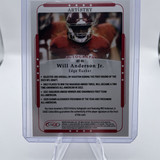 2023 Sage Artistry Will Anderson Jr. Red Border Rookie Auto #ART WA (2)
