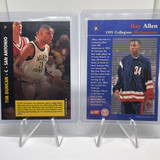 1997 Score Board Rookies Tim Duncan #57 + 1996 Ray Allen Rookie #84 (2)