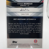 2023 Bowman University Best Tanner Morgan Aqua Refractor Rookie 199 (2)