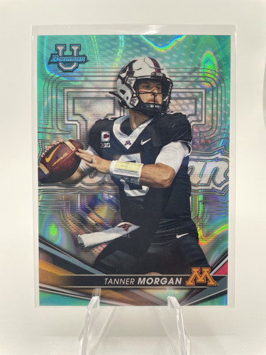 2023 Bowman University Best Tanner Morgan Aqua Refractor Rookie 199 (1).1