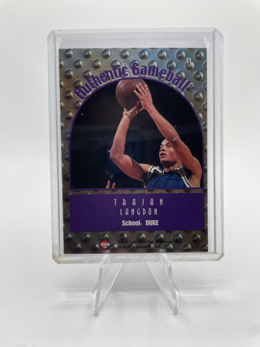 1999 00 Collector's Edge Rookie Rage Authentic Gameball #TL Trajan Langdon RC (2).1