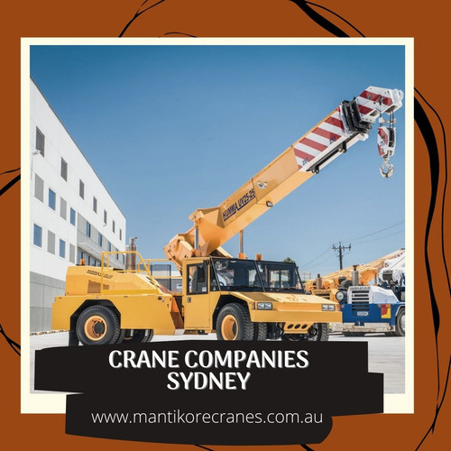 Need experienced crane companies Sydney? Mantikore Cranes provide crane services at an affordable price. We are the cranes specialist with over 20 years of experience in the construction industry. We Provide the best cranes for sale or hire. Our Crane is highly being used at construction sites to make the entire work stress-free and increase productivity. We are also providing mobile cranes, Self-erecting cranes, and self-erecting cranes. We provide the best cranes for sale or hire. Our Crane is highly being used at construction sites to make the entire work stress-free and increase productivity. Also, get effective solutions for any requirements of your projects for the best price & service, Contact us at 1300626845.
Website:  https://mantikorecranes.com.au/