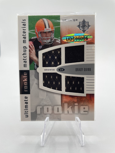 2007 Ultimate Collection Jamarcus Russell Brady Quinn Rookie Material Patch 99 (1).1