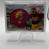 2010 Upper Deck NCAA Sweet Spot Anthony McCoy Rookie Helmet Auto 200 (1)