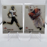 2001 Pacific Dynagon Chad Johnson #118 + Reggie Wayne #126 Rookie Set (1)