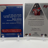 2008 Upper Deck Dexter Jackson Rookie Jersey Relic + Topps Progression RC Patch (2)
