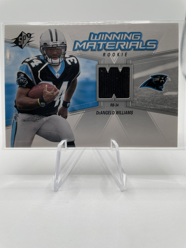 2006 Upper Deck SPX DeAngelo Williams Winning Materials Rookie SP Patch #WMR DW (1).1