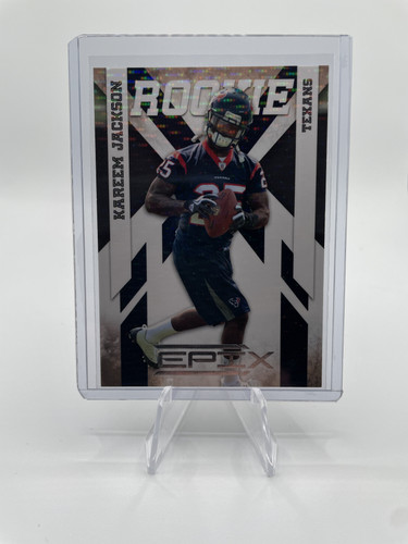 2010 Panini Epix Kareem Jackson Crystal Rookie Houston Texans Football #156 250 (1).1