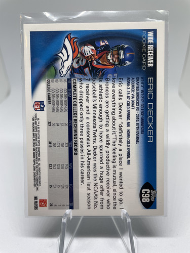 2010 Topps Chrome Eric Decker Rookie #98 (2).1