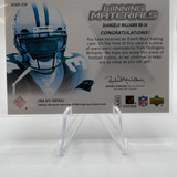2006 Upper Deck SPX DeAngelo Williams Winning Materials Rookie SP Patch #WMR DW (2)