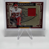 2007 Absolute Memorabilia Marks of Fame Larry Johnson Patch #16 200 (1)