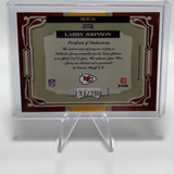 2007 Absolute Memorabilia Marks of Fame Larry Johnson Patch #16 200 (2)
