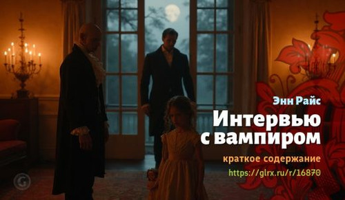 Читать краткий пересказ книги Энн Райс «Интервью с вампиром». Интервью с вампиром, Райс, краткое сод.jpg