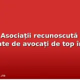 Reff & Asociații recunoscută ca societate de avocați de top în România