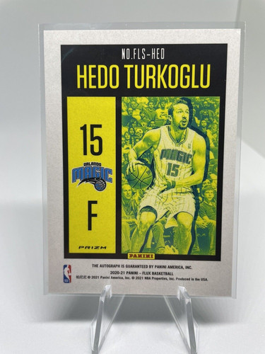 2020 21 Panini Flux Hedo Turkoglu Prizm SP Auto #FLS HED (2).1