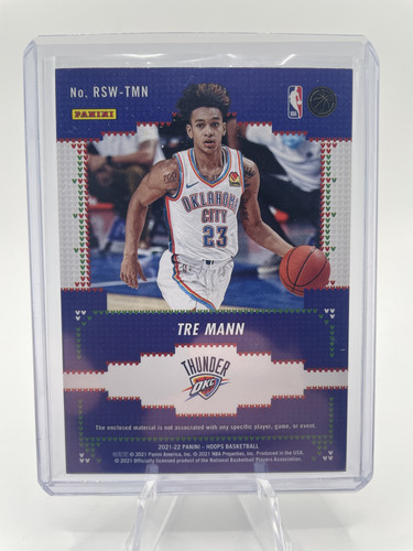 2020 21 Panini NBA Hoops Tre Mann Rookie Sweaters Winter Edition #RSW TMN (2).1