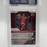 2018 19 Panini Prizm Wendell Carter Jr. Pink Ice Prizm Rookie #80 PSA 9 Mint (2)