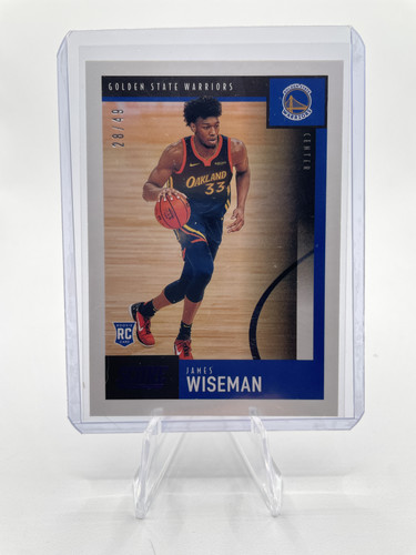 2020 21 Panini Chronicles Score James Wiseman Purple Rookie SP 49 (1).1