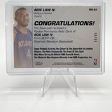 2007 08 Basketball Rookie Remnants ACIE LAW IV Patch RC 49 (2)