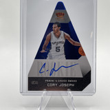 2012 13 Panini Crown Royale Corey Joseph Rookie On Card Auto Die Cut SP 49 (1)