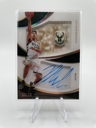 2018 19 Panini Immaculate Collection Malcolm Brogdon Shadowbox Auto 99 (1).1