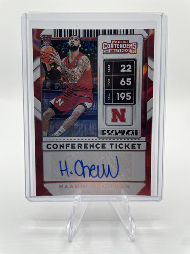 2020 21 Panini Contenders Haanif Cheatham Conference Ticket Ice Rookie Auto 99 (1).1