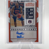 2020 21 Panini Contenders Austin Wiley Prospect Ticket Rookie Auto #50 (1)