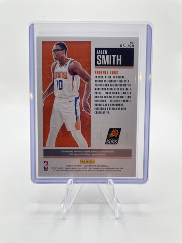 2020 21 Panini Contenders Jalen Smith Rookie Ticket RC Patch (2).1