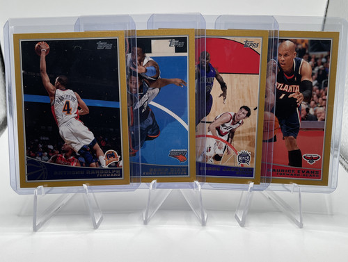 2009 10 Topps Anthony Randolph Boris Diaw Bobby Jackson Evans Gold 2009 Set (1).1