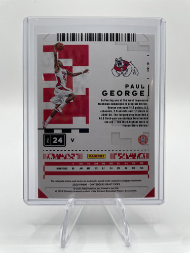 2020 21 Panini Contenders Paul George Cracked Ice Prospect Ticket 23 (2).1