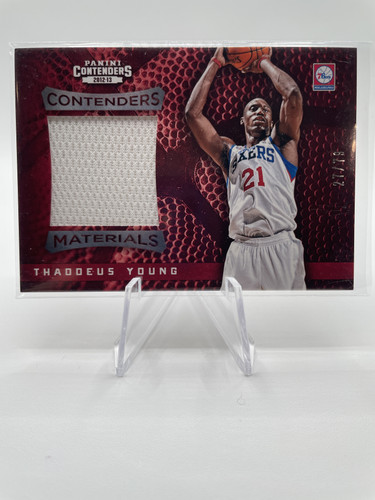2012 13 Panini Contenders Thaddeus Young Contenders Materials Patch 79 #44 (1).1