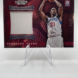 2012 13 Panini Contenders Thaddeus Young Contenders Materials Patch 79 #44 (1)