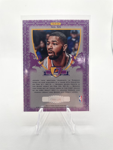 2012 13 Panini Crusade Marcus Morris Purple Gold Foil SP 49 #55 (2).1