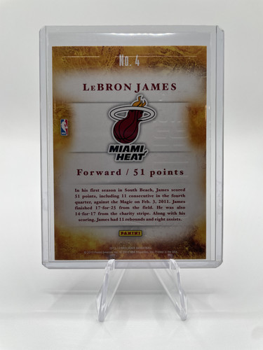 2012 13 Panini Brilliance Lebron James Scorers Inc SP Insert #4 (2).1