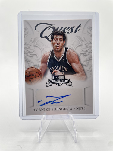 2012 13 Panini Crusade Tornike Shengelia Quest Auto #33 (1).1