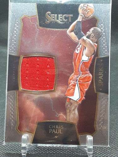 2015 16 Panini Select Chris Paul Sparks Prizm Game Used Patch 99 #25.1