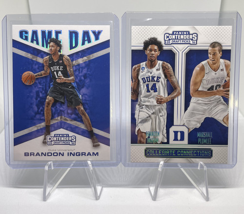 2016 17 Panini Contenders Brandon Ingram Gameday + Connections Rookie Insert Set (1).1