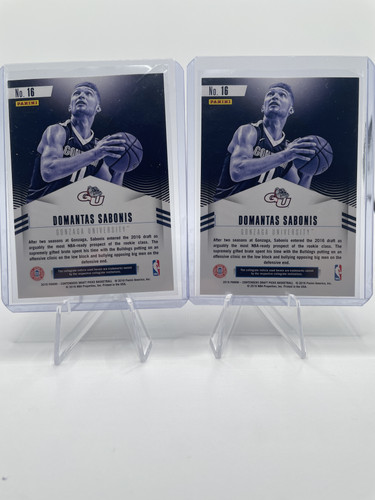 2016 17 Panini Contenders Domantas Sabonis Class Reunion Rookie Insert Set (x2) (2).1
