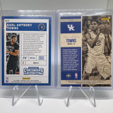 2016 17 Panini Contenders Karl Anthony Towns Old School Colors + Base (2)