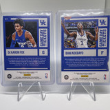 2017 18 Panini Contenders De'Aaron Fox + Bam Adebayo Gameday Ticket Rookie Set (2)