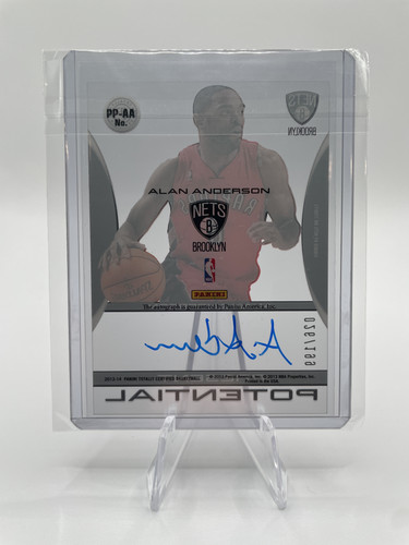 2013 14 Panini Totally Certified Alan Anderson Present Potential Auto 199 (2).1