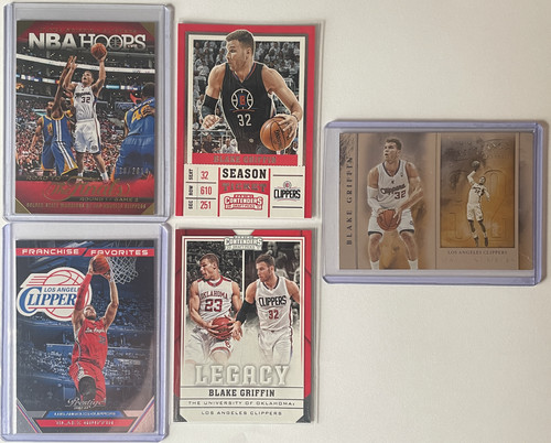 2014 15 Panini Hoops Blake Griffin The Finals 2014 + 2012 Brilliance & Inserts (1).1
