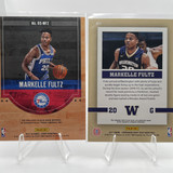2017 18 Panini Hoops Markelle Fultz Rise N Shine Rookie Patch + School Colors RC (2)