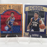 2017 18 Panini Hoops Markelle Fultz Rise N Shine Rookie Patch + School Colors RC (1)