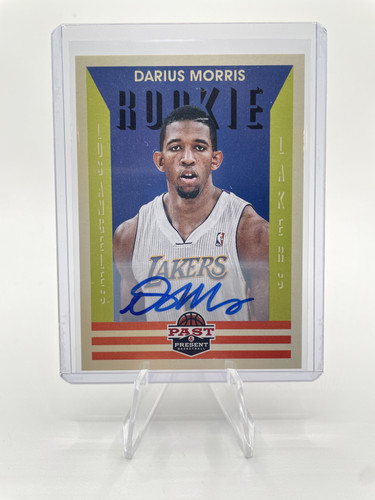 2012 13 Panini Past & Present Darius Morris Rookie Auto #189 Lakers (1).1