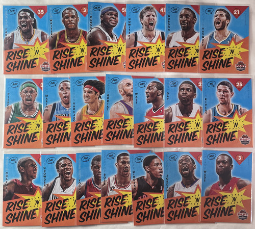 2012 13 Panini Past & Present Rise 'N Shine Insert Set (x20) Rose Wade Dirk Wall (1).1