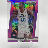 2013 14 Panini Prizm Jeremy Evans Purple Prizm Die Cut 49 SSP (1)