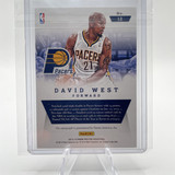 2013 14 Panini Prestige David West Distinctive Ink Signatures Auto 99 #12 (2)