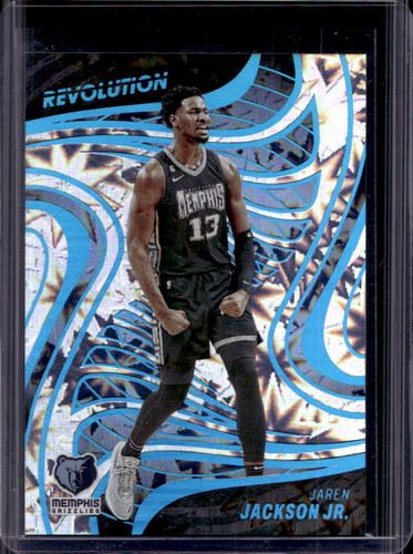 2022 23 Panini Revolution Jaren Jackson Jr. Impact Blue Parallel 149 (1).1