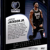 2022 23 Panini Revolution Jaren Jackson Jr. Impact Blue Parallel 149 (2)